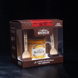 Coffret 2 hot chocolate avec mug Comptoir de Mathilde 2x30g  Bonbons chocolat