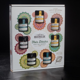 Coffret thés et infusions Thés Désirs Le comptoir de Mathilde 59g  Coffrets