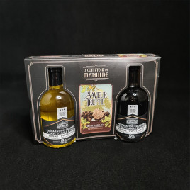 Coffret amateur truffe noire Comptoir de Mathilde 2x10cl  Autour de la truffe