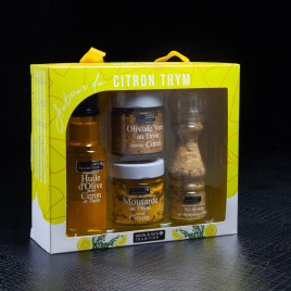 Coffret autour du citron et thym Savor&Sens  Coffret