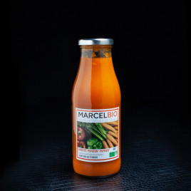 Soupe carotte-poivron-paprika 48cl Marcel bio  Soupes et croutons