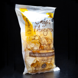 Chips nature 125g Les chips de l'Aveyron  Chips