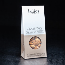 Amandes grillées et salées Kalios 100g  Fruits secs