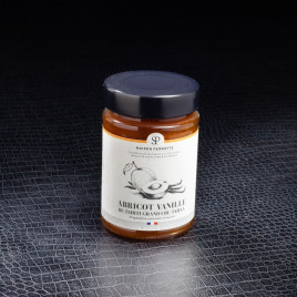 Maison Perrotte confiture abricot vanille 220gr  Confitures