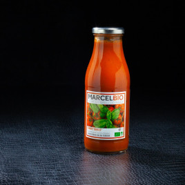 Soupe tomate basilic 48cl Marcel Bio  Soupes et croutons