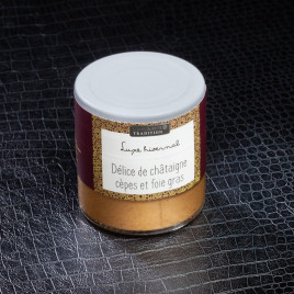 Tartinable délice de châtaigne cèpes et foie gras 100g Savor&Sens  À tartiner