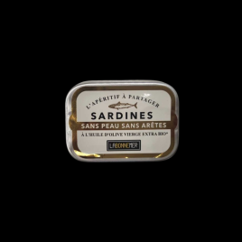 Sardine sans peau sans arrêtes huile olive 100G Ferrigno  Conserves de poissons