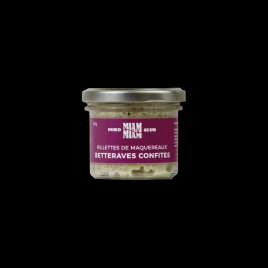 Rillettes maquereaux betterave oignons confits 90g Miam Miam Club  Terrines et pâtés