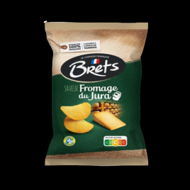 Chips au fromage du Jura 125g Brets  Chips