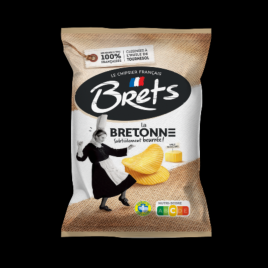 Chips saveur beurre et Sel de Guérande 125g Brets  Pour l'apéritif