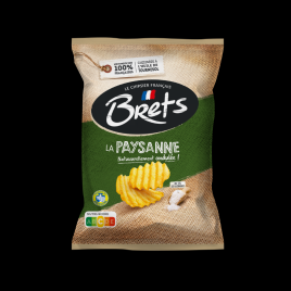 Chips nature paysanne 125g Brets  Chips