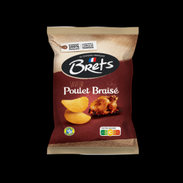 Chips poulet braisé 125g Brets  Chips