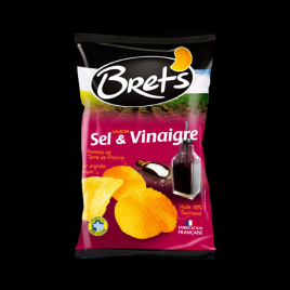 Chips sel et vinaigre 125g Brets  Chips