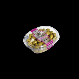 Olives vertes dénoyautées Maroc à la méditerranéenne 200g Tropic Apéro  Olives