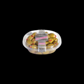 Olives vertes farcies duo craquant amandes et poivrons 250g Tropic Apéro  Olives