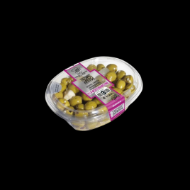 Moitié olives vertes Grèce à la persillade 220g Tropic Apéro  Olives