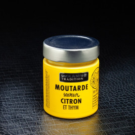 Moutarde citron thym 100g Savor&Sens  Moutarde