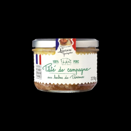 Pâté de campagne aux herbes de provence 220g Lucien Georgelin  Terrines et pâtés