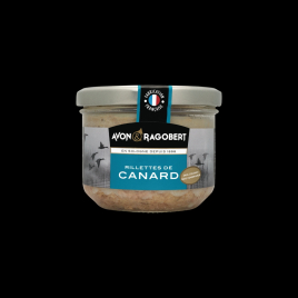 Rillettes de canard 180g Avon Et Ragobert  Terrines et pâtés