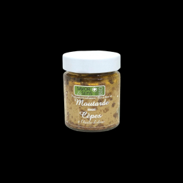 Moutarde bio cèpes 130g Savor&Sens  Moutarde