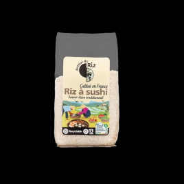 Riz à sushi bio France 400g Autour du Riz  Riz et risotto