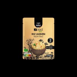 Riz jasmin bio express façon thaï 2 min 250g Todeï  Riz et risotto